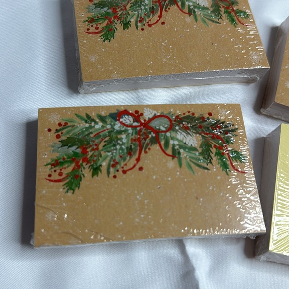 Christmas Greenery Enclosure Card 3.5x2.25" Pack of 50 - Picture 3 of 5